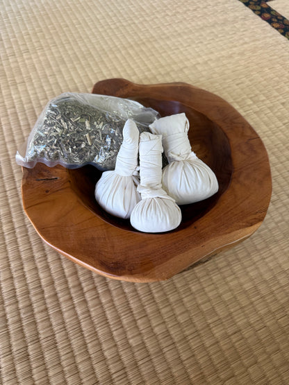 Traditional Mugwort Herbal Compress- Gentle Traditions X The Herborium